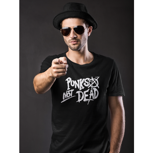 Футболка Alex Drew, размер XL, черный сумка punk not dead анархия панк рок ярко синий