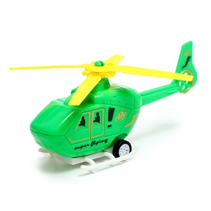 Вертолёт инерционный «Воздушный герой» цвет микс