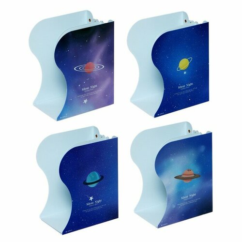 Подставка для книг раздвижная 3 отделения, металл, микс Космос