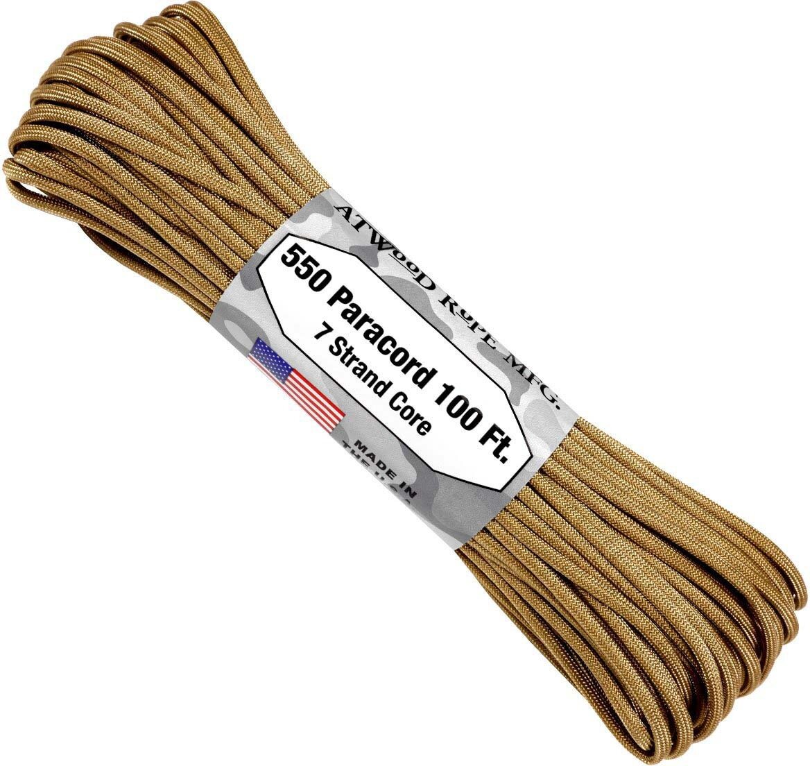Паракорд Atwood Rope MFG 550 Tan, 30 м