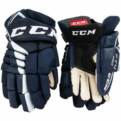 Перчатки CCM JETSPEED FT4 PRO JR (12, NVWH)