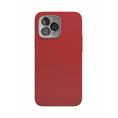 Чехол защитный VLP Silicone case для iPhone 13 Pro, красный