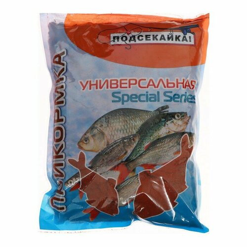 фото Прикормка "подсекайка" готовая с мелассой, универсальная, 1 кг