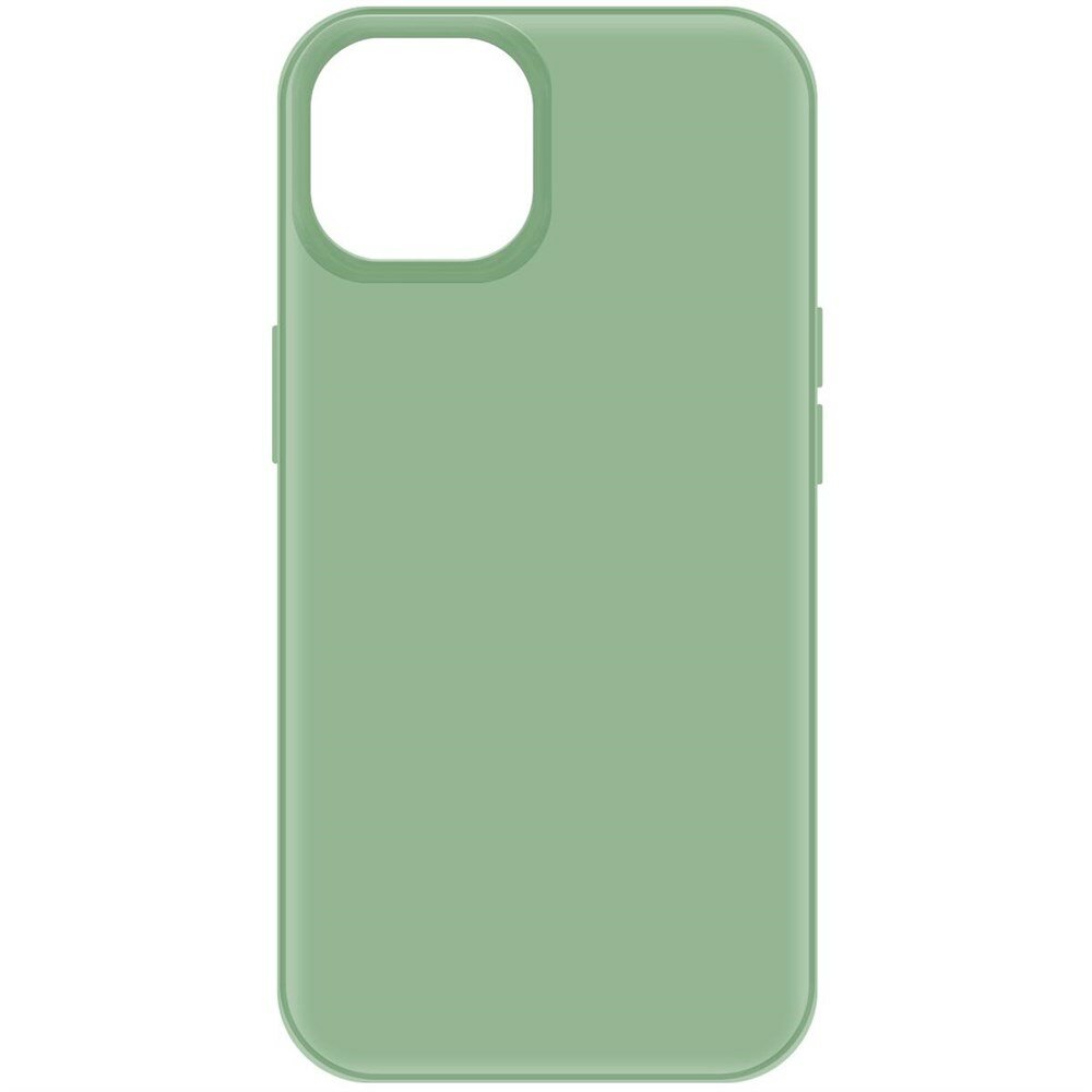 Чехол-накладка Krutoff Silicone Case для iPhone 15 зелёный