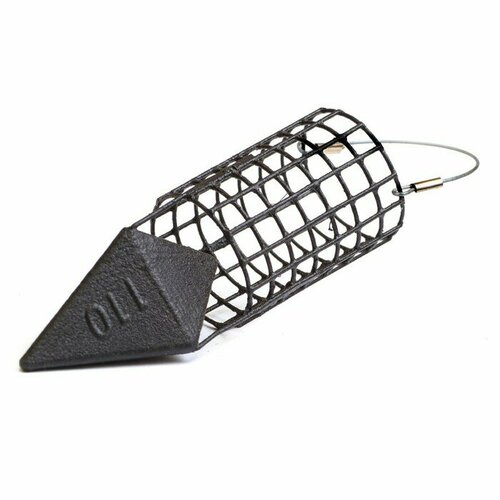 фото Груз-кормушка металлическая x-feeder me bullet 4k m grid, цвет matt black, 90 г, 35 мл