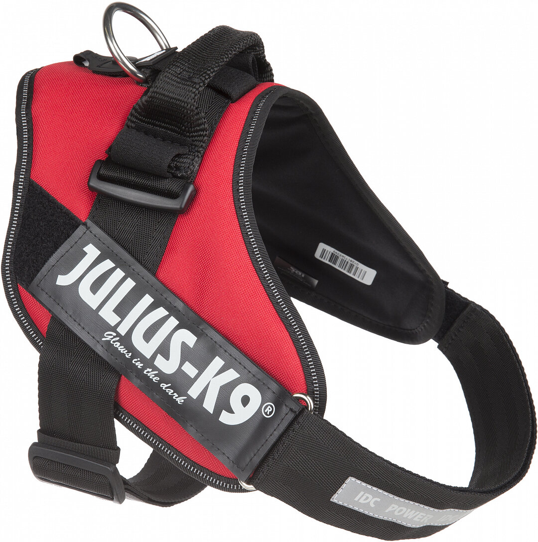 JULIUS-K9 шлейка для собак IDC-Powerharness 2 (28-40 кг) (71-96 см., Синий) - фото №18