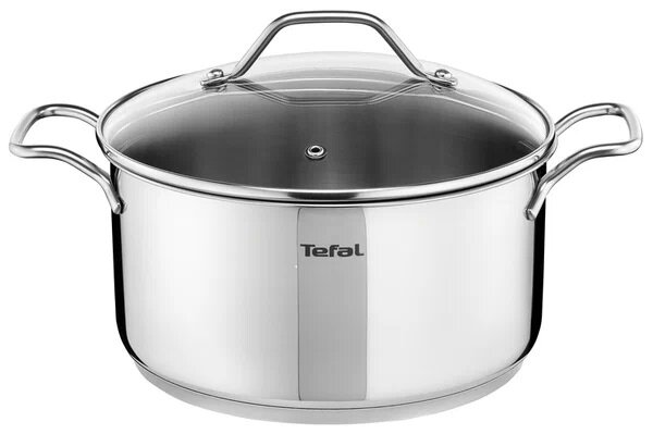 Кастрюля с крышкой Tefal Intuition B8644674 5 л, 24 см