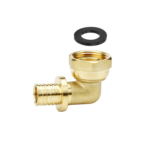 Угольник (угол) 90° с внутренней резьбой Varmega Slide-fit VM51914, 20x3/4