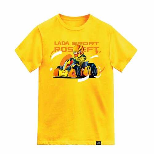 фото Футболка lada sport, размер 104, желтый
