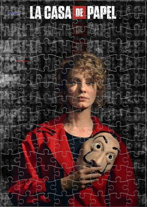 Пазл Бумажный дом, La casa de papel №7, А4