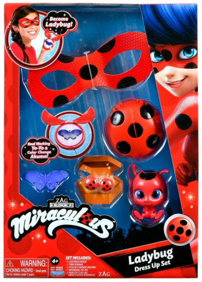 Набор Miraculous 50601 Ladybug Dress Up Set – Почувствуй себя Леди Баг Дресс Ап Сэт 27 см.