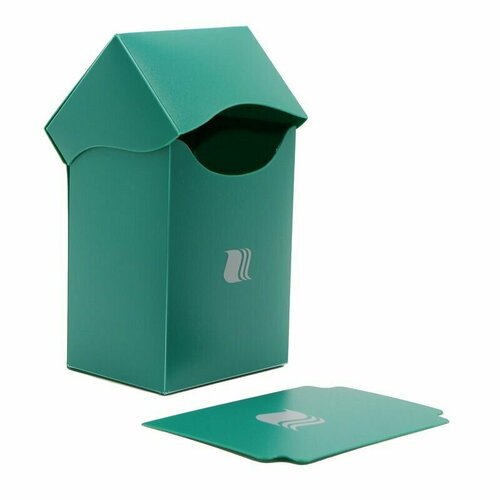 Пластиковая коробочка Blackfire вертикальная (80+ карт) Зеленый