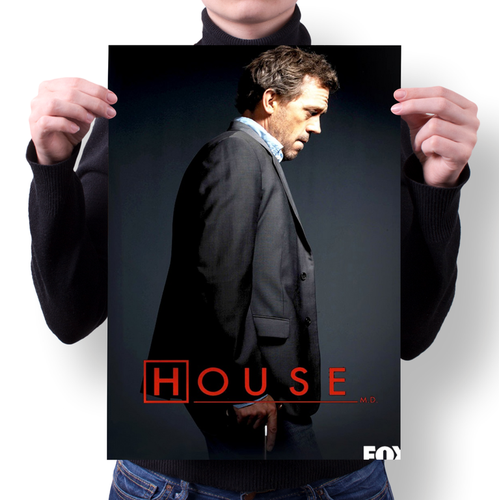 Плакат Доктор Хаус №8, А4