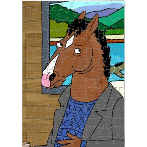 Пазл Конь БоДжек, BoJack Horseman №9, значок конь боджек bojack horseman 2