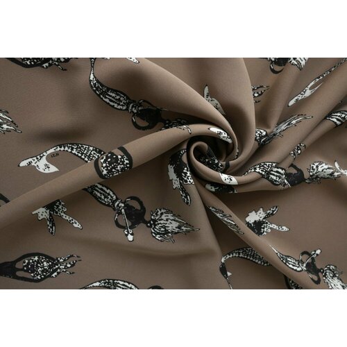 Ткань кади с русалками