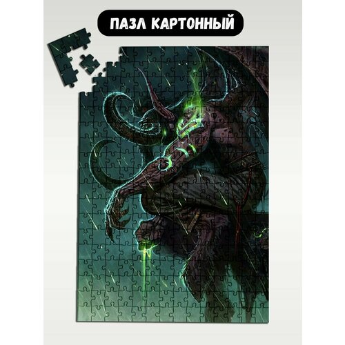 Пазл картонный 39,5х28 см, размер А3, 300 деталей, модель игра Warcraft WOW World of Warcraft - 1280 пазл картонный 39 5х28 см размер а3 300 деталей модель игра warcraft wow world of warcraft 1282