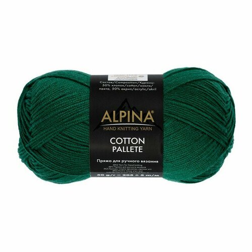 Пряжа ALPINA COTTON PALLETE 10 шт. в упак. цвет №17 зеленый (COTTON PALLETE-№17 зеленый)