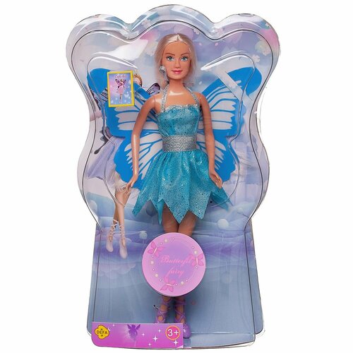 фото Кукла defa lucy фея с крыльями в бирюзовом платье, 29 см