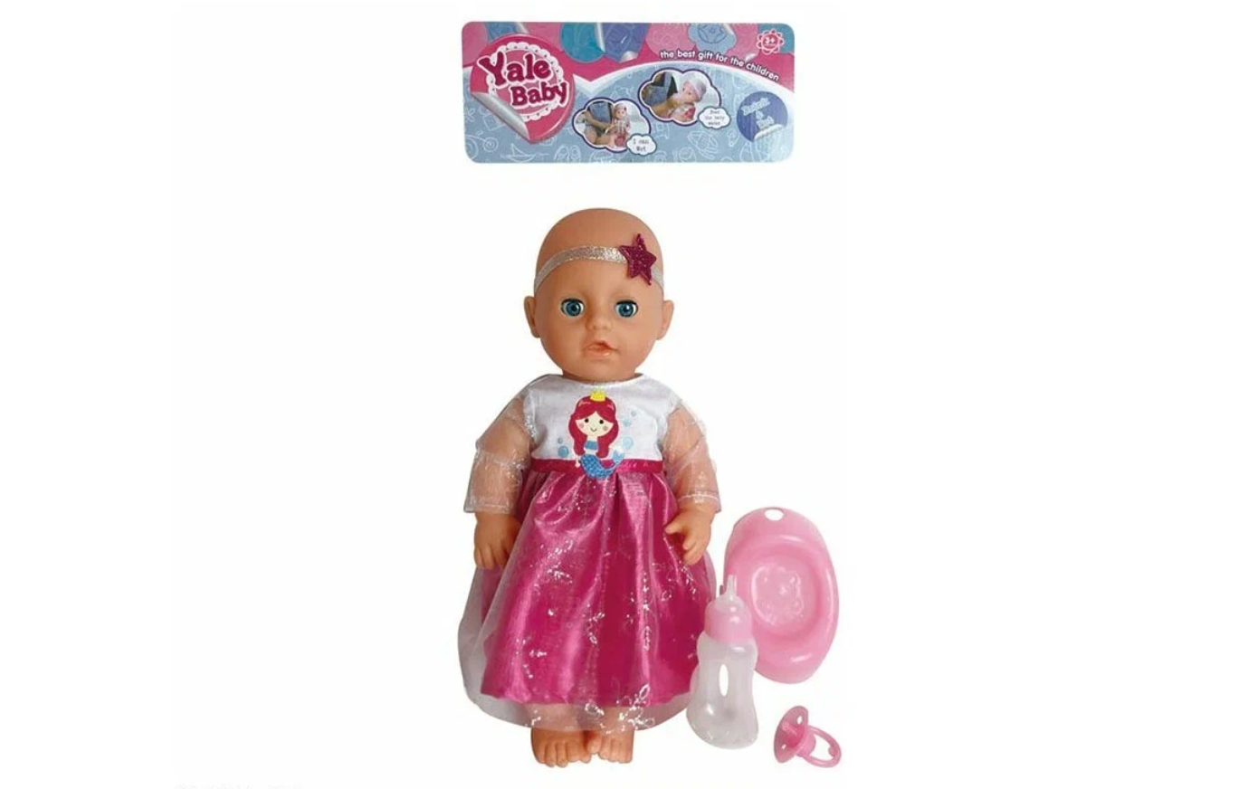 Кукла-пупс с аксессуарами в пакете для девочек, кукла ребенок, играем в дочки-матери YL1917K-G