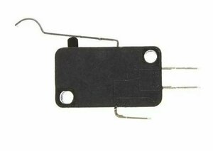 Микровыключатель (кнопка) KW7-0 16A 250VAC для электропилы, автомойки, триммера (с загнутой планкой)