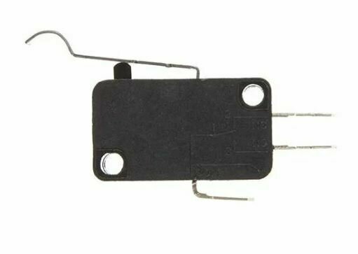 Микровыключатель (кнопка) KW7-0 16A 250VAC для электропилы автомойки триммера (с загнутой планкой)