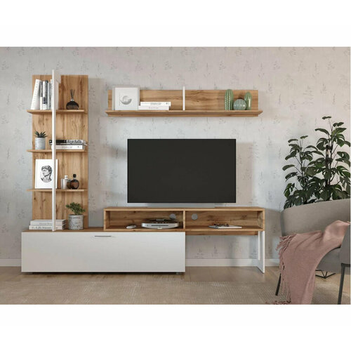 Готовая гостиная Woodville Хельм дуб вотан / белый