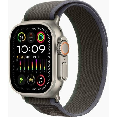Умные часы Apple Watch Ultra 2 49 мм Titanium Case GPS Cellular Blue Black Trail Loop ML 9665000₽