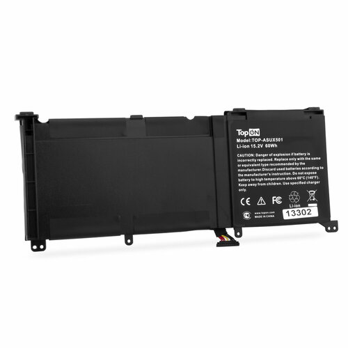 Аккумулятор для ноутбука Asus ZenBook Pro UX501VW. 15.2V 60Wh. PN: C41N1416 аккумуляторная батарея для ноутбука asus zenbook pro ux501vw c41n1416 4s1p 15 2v 60wh oem черная