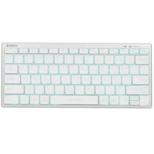 Клавиатура проводная A4Tech Fstyler FX61 ножничная клавиш - 78 USB белая 712700₽