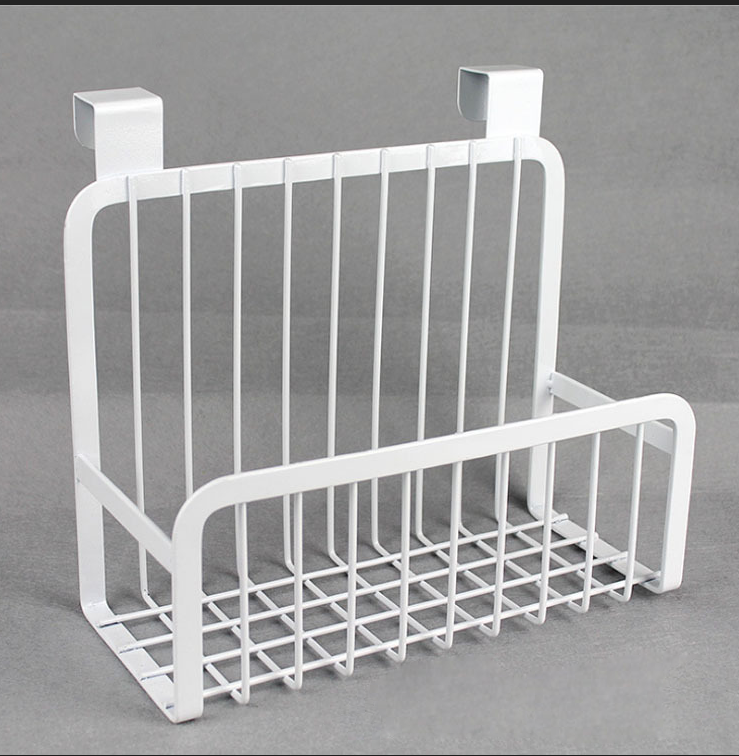 фото Корзина с крючками. Цвет: белый