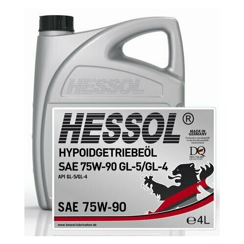 Масло трансмиссионное Hessol Hypoidgetriebel SAE 75W-90 GL 5 / GL 4 4л