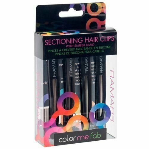 Зажим Framar с эластичной вставкой черный 4 шт 1598₽