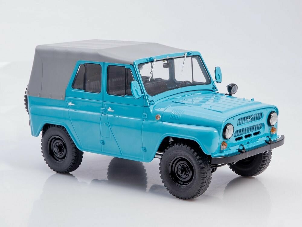 Масштабная модель УАЗ-469 (31512), голубой