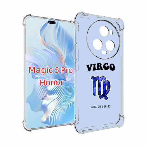 Чехол MyPads знак-зодиака-дева-1 для Honor Magic 5 Pro задняя-панель-накладка-бампер чехол mypads minecraft 1 для honor magic 5 pro задняя панель накладка бампер