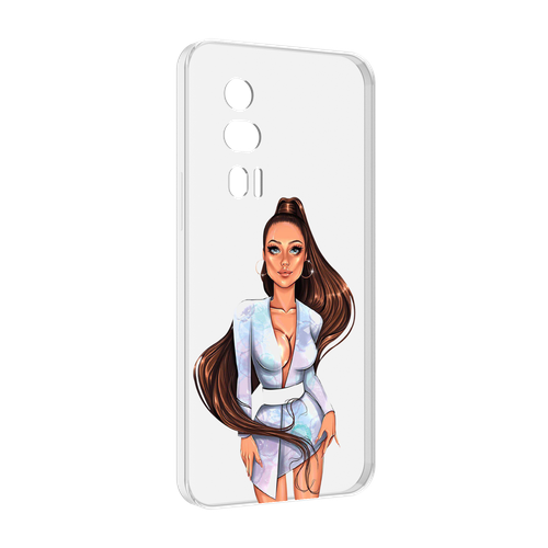 Чехол MyPads девушка-с-очень-длинными-волосами женский для Xiaomi Redmi K60 задняя-панель-накладка-бампер чехол mypads девушка с очень длинными волосами женский для xiaomi redmi k60 pro задняя панель накладка бампер