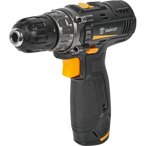 Дрель-шуруповерт аккумуляторная Deko GCD12DU3 12 В Li-Ion 2х2 Ач 540700₽