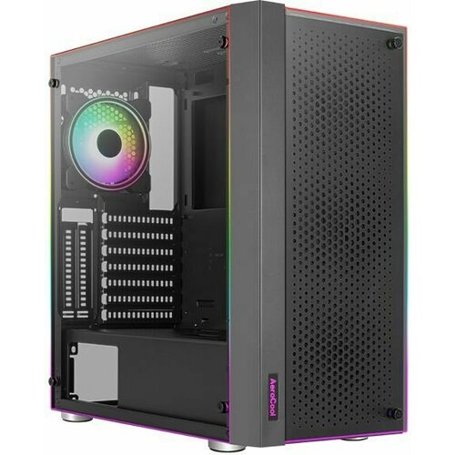 AeroCool Корпус Aerocool Skribble черный без БП ATX 2x120mm 2xUSB3.0 audio bott PSU