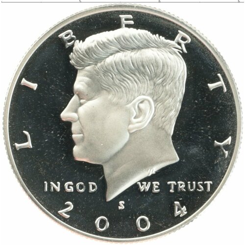 Клуб Нумизмат Монета 1/2 доллара Америки 2004 года Серебро S Джон Кеннеди
