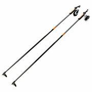 Лыжные палки YOKO Hybrid (Карбон 30%+Стекло 70%) (черный/оранжевый) (120)