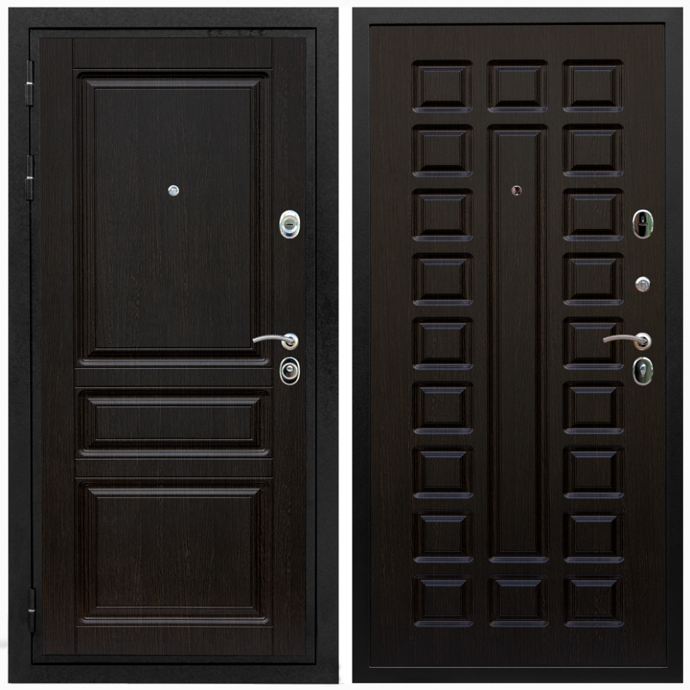 фото Входная дверь Армада Премиум-Н МДФ 16 мм ФЛ-243 Венге; МДФ 16 мм ФЛ-183 Венге