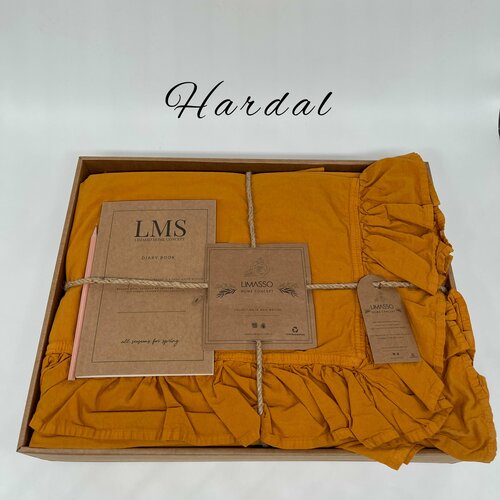 Комплект постельного белья LIMASSO HOME CONCEPT, Вареный хлопок, Евро, наволочки 50x70, Классический