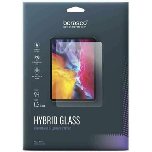 BoraSCO Гибридное стекло Hybrid Glass для TCL 10 TAB MAX 10.36 защитное стекло для камеры borasco camera hybrid glass для samsung galaxy s23