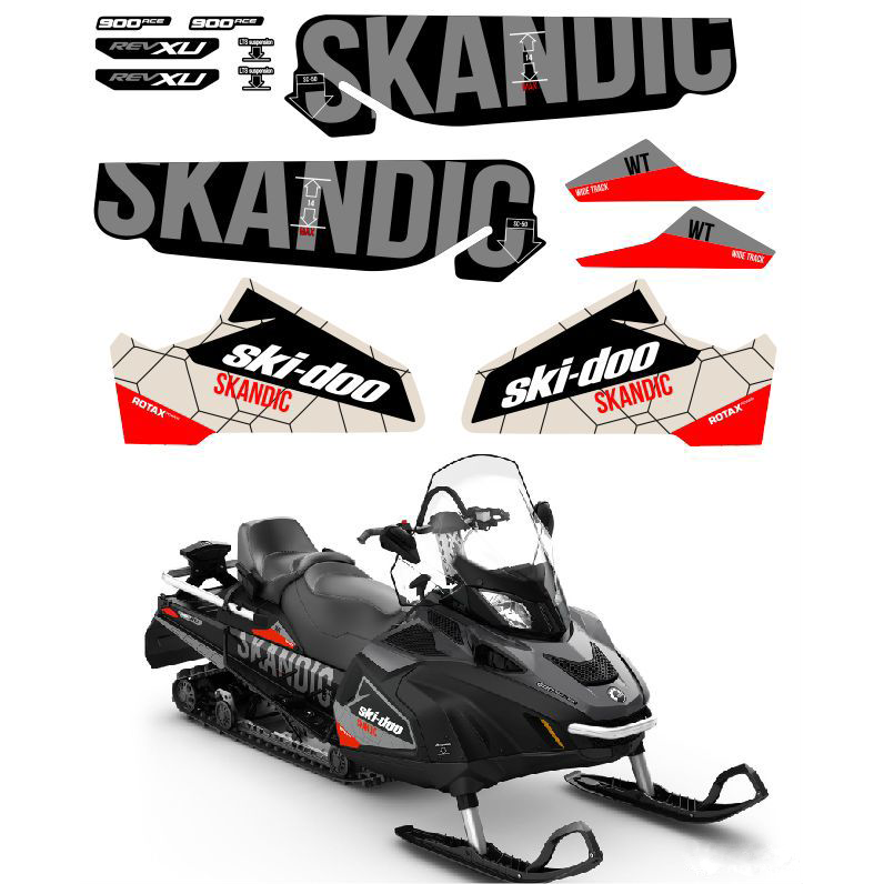 Наклейки BRP SKI DOO SKANDIC REV XU SWT — фото 5