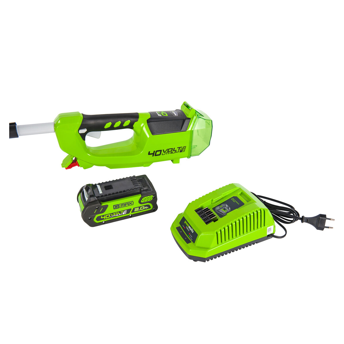 Снегоуборщик аккумуляторный GREENWORKS GD40SSK2 G-MAX 40V, 30 СМ, бесщеточный с АКБ 2 А. Ч И ЗУ — фото 12