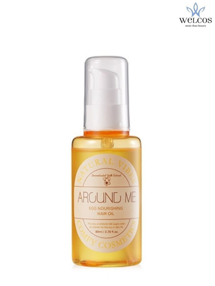 Масло для волос Welcos Around Me Egg Nourishing Hair Oil - фото №9