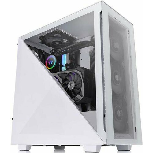 Корпус ATX Thermaltake Divider 300 TG Без БП белый thermaltake корпус atx thermaltake divider 300 tg без бп белый