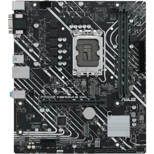 Материнская плата ASUS PRIME H610M-E D4 Socket 1700 H610 2xDDR4 1xPCI-E 16x 1xPCI-E 1x 4xSATA III mATX Retail 90MB19N0-M0EAY0