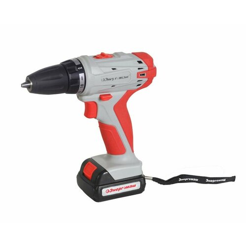 Дрель-шуруповерт аккумуляторная 12В 1BatterySystem 1 акк 2Ач картон Энергомаш ДШ-12 381800₽
