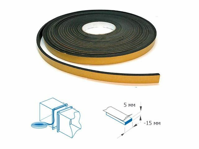 Лента межфланцевая уплотнительная 5х15 мм 10 м STARFIX (SM-63131-1)