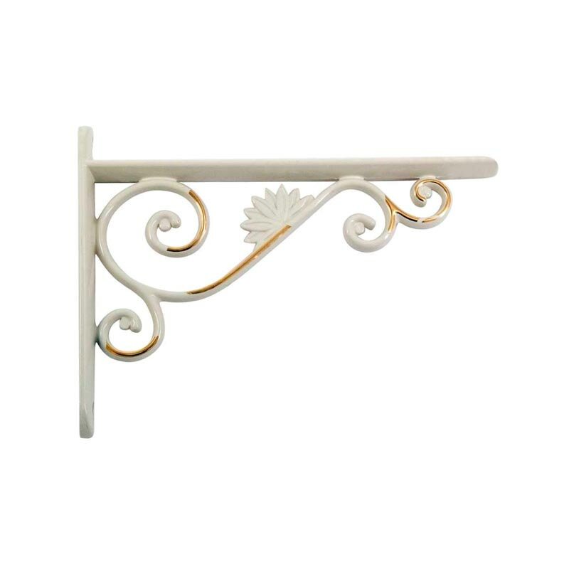 фото Полкодержатель MOD 7 150x200 белый с позолотой/Edson